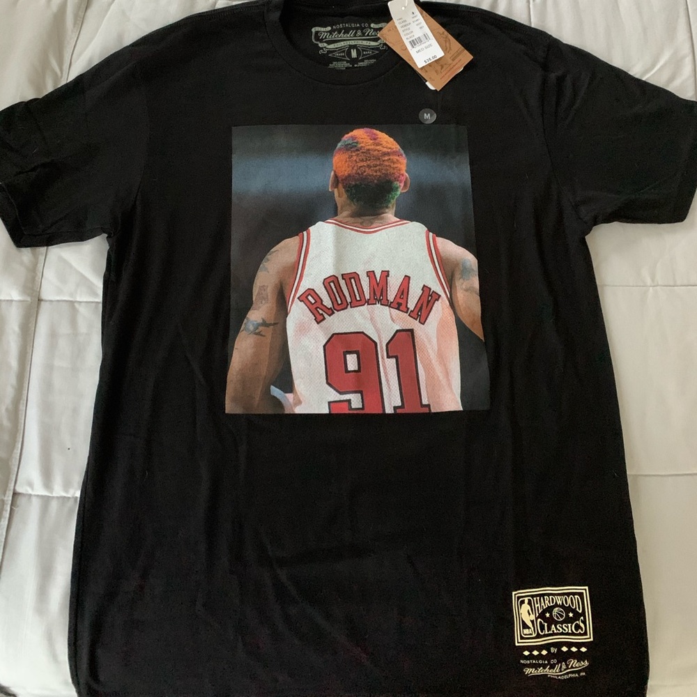 Mitchell & Ness Dennis Rodman TShirt